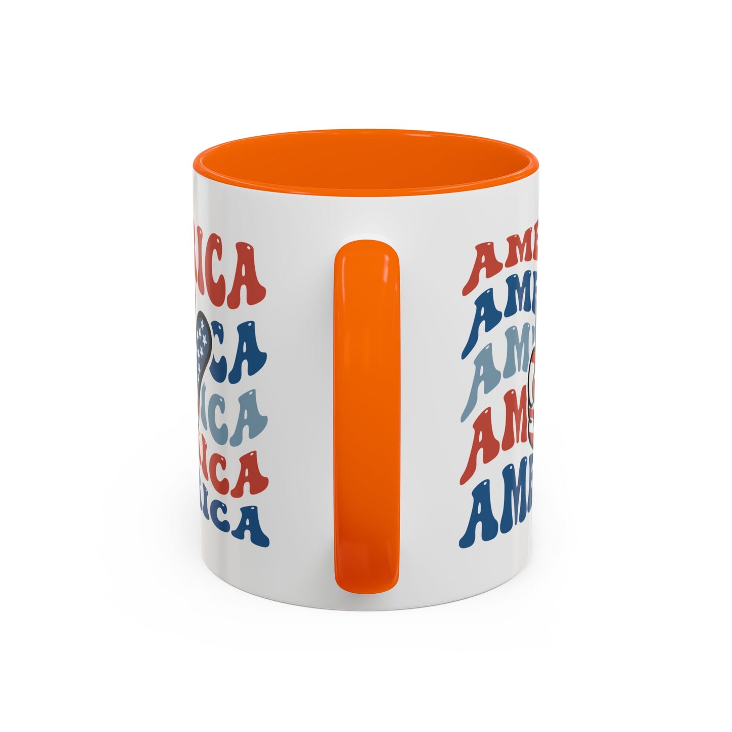 4th of July Mug - America peace Sign