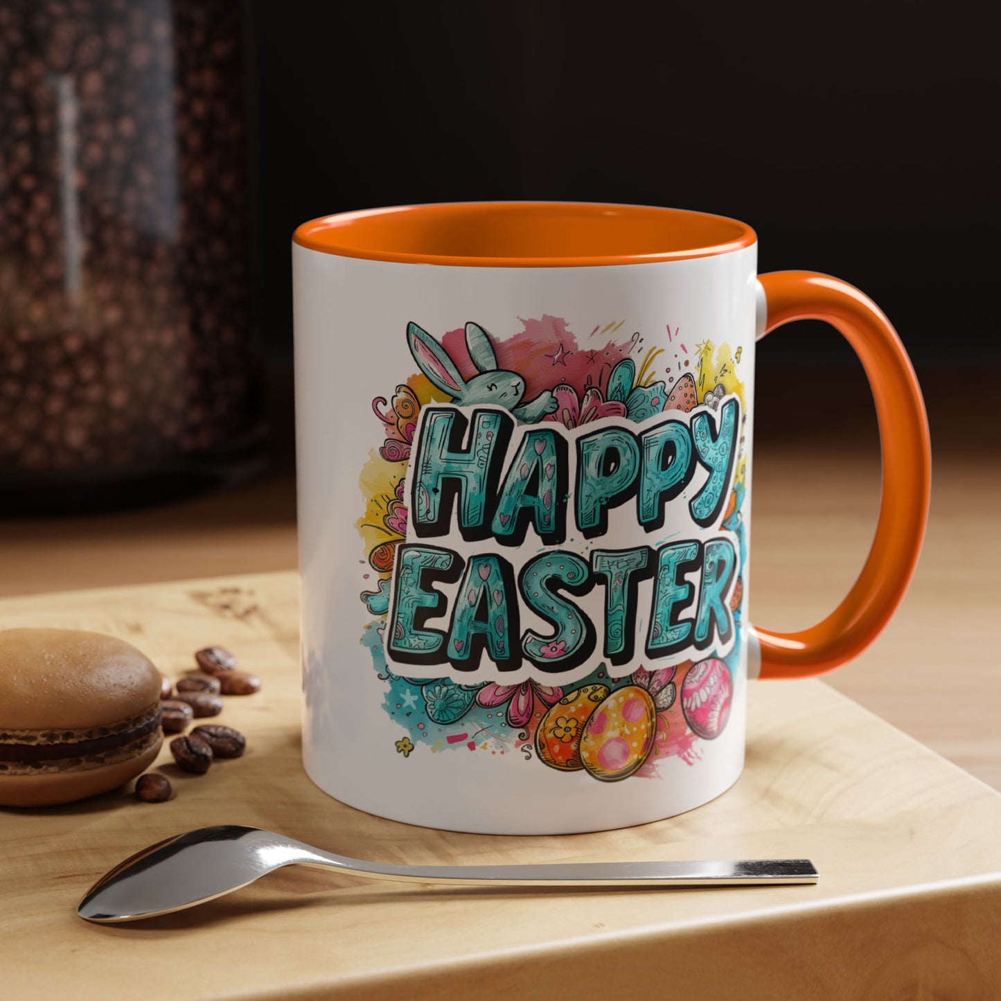 Easter Mug - Happy Easter Blue