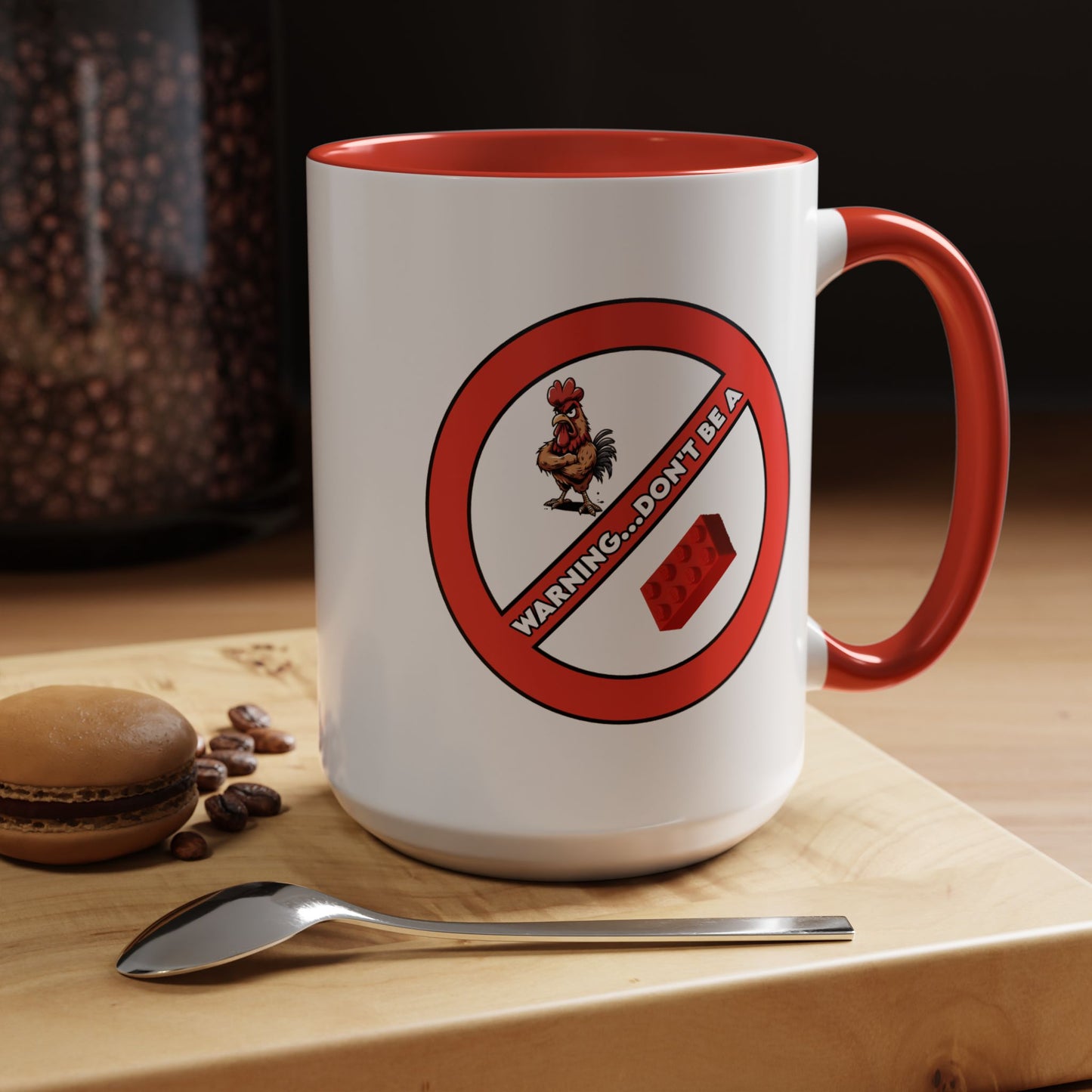 Adult Mug - Warning Don't Be A Cock Blocker