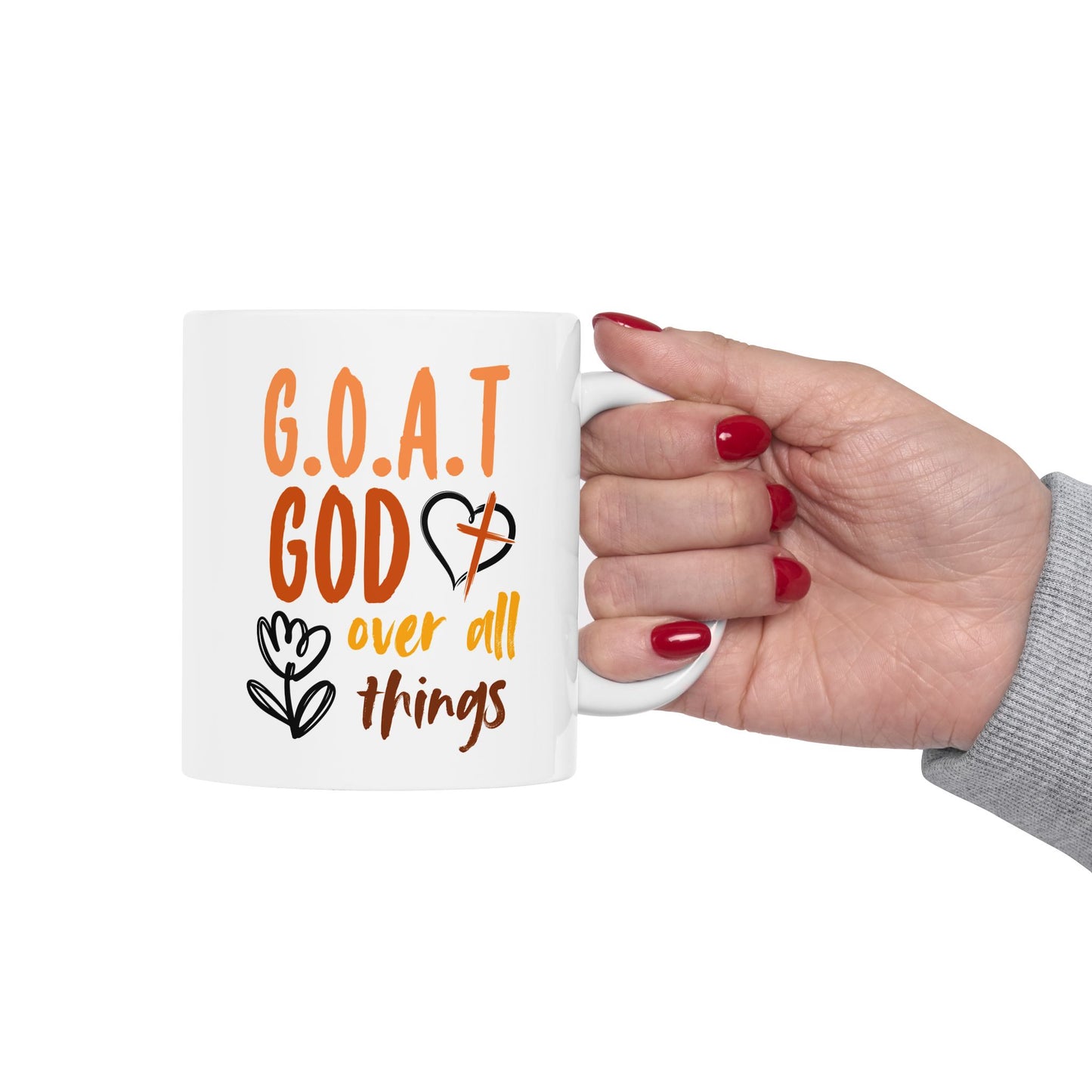 Religious Mug - God Over All Things