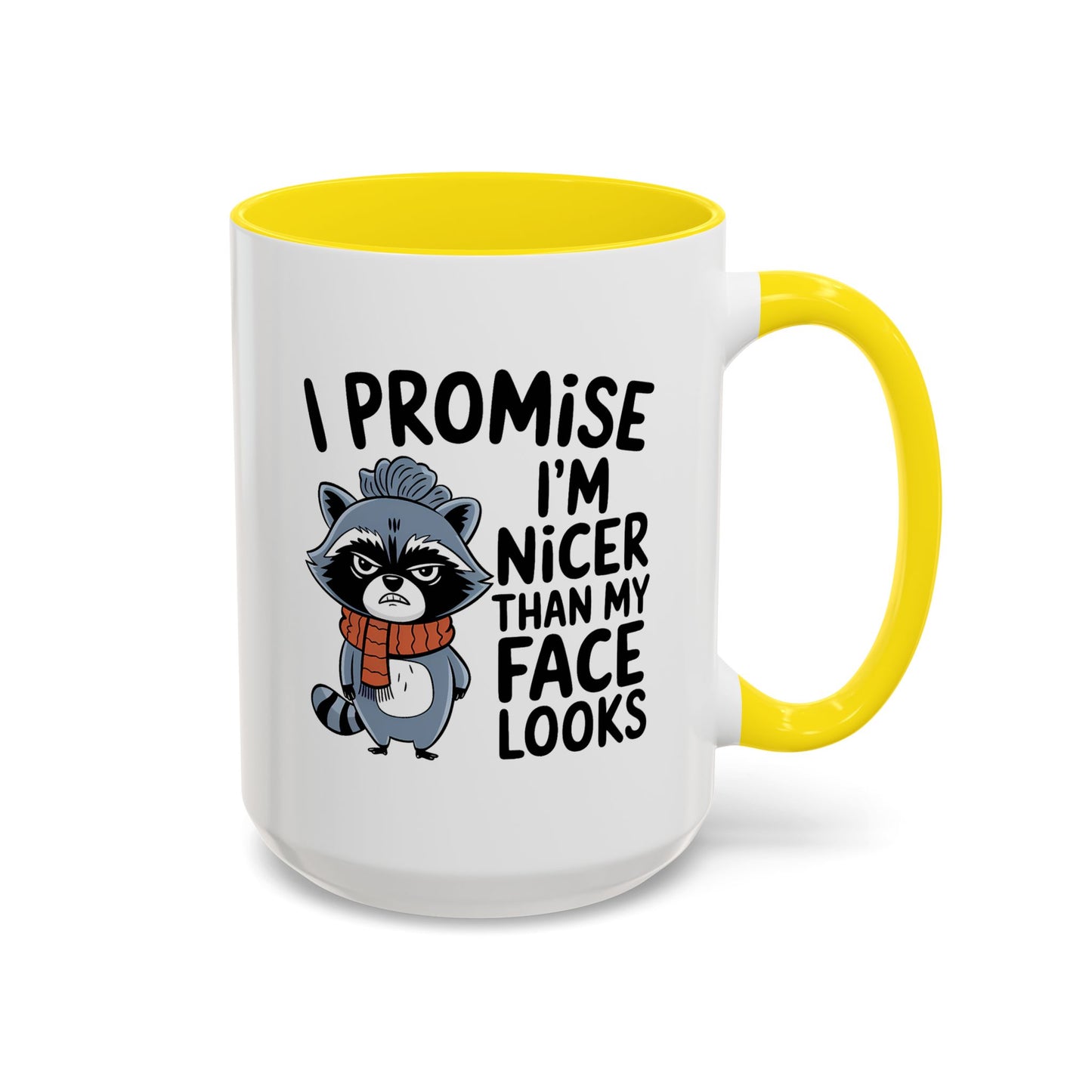 Humor Mug - I Promise I'm Nicer Than My Face Looks