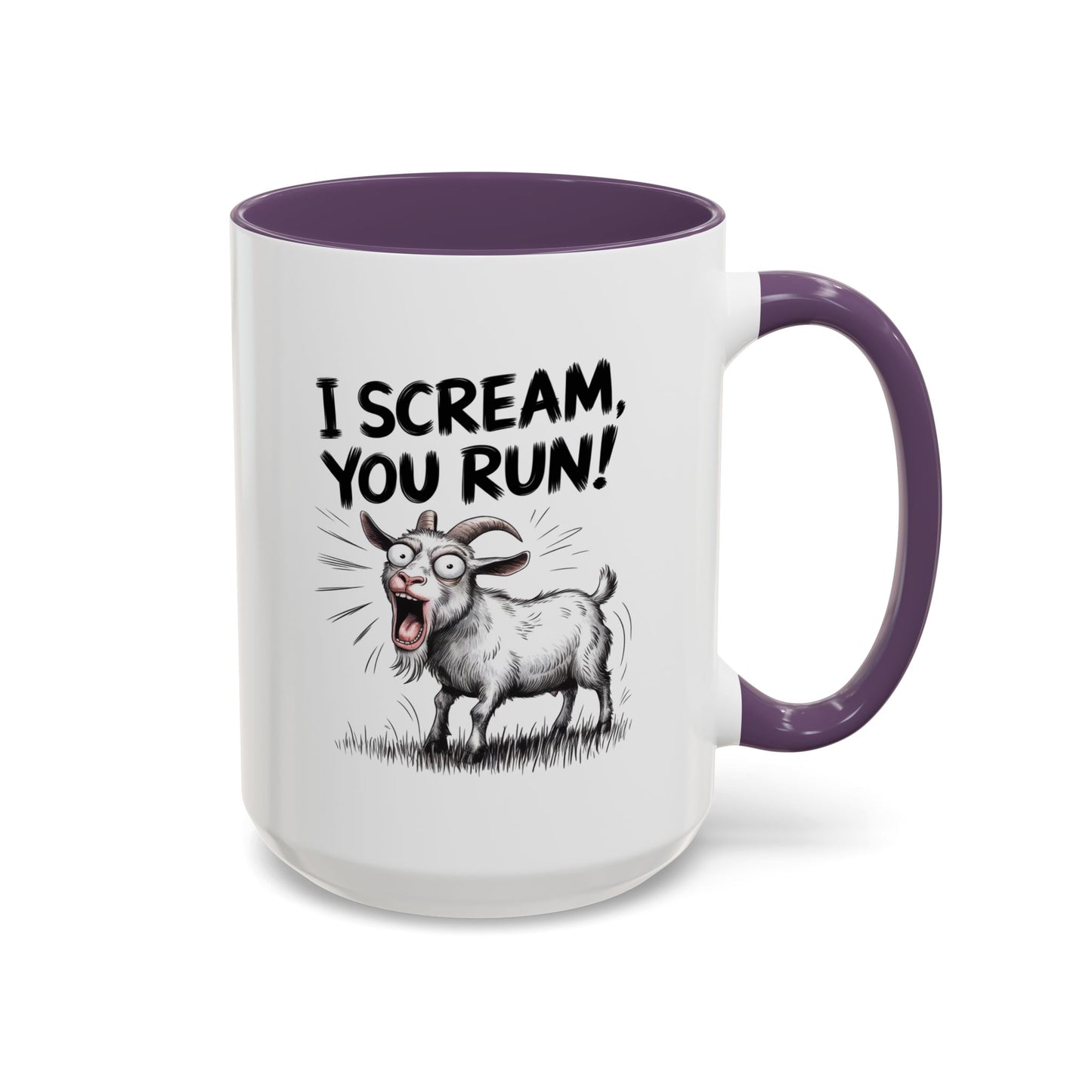 Humor Mug - I Scream, You Run