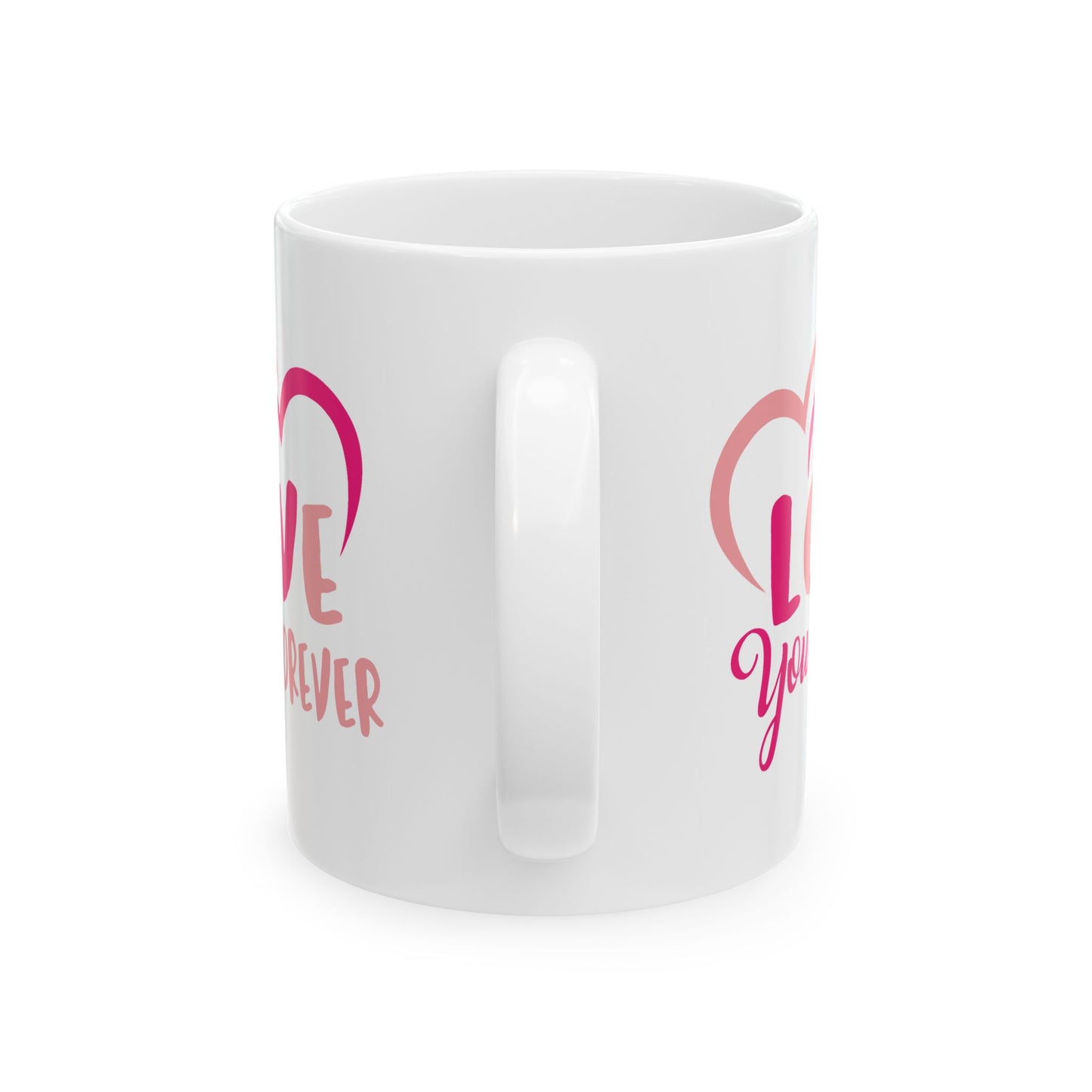 Anniversary Mug - Love You Forever Hearts