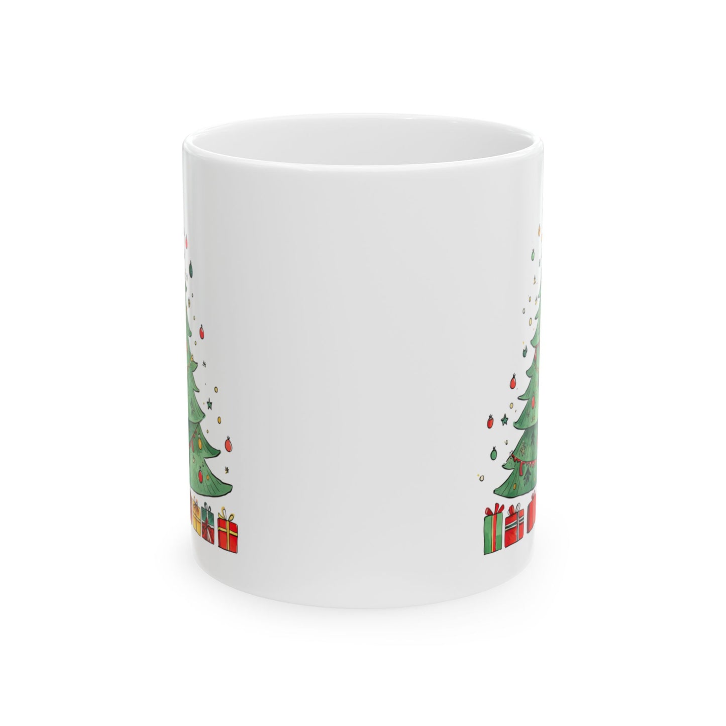 Christmas Mug - Christmas Tree with Presents