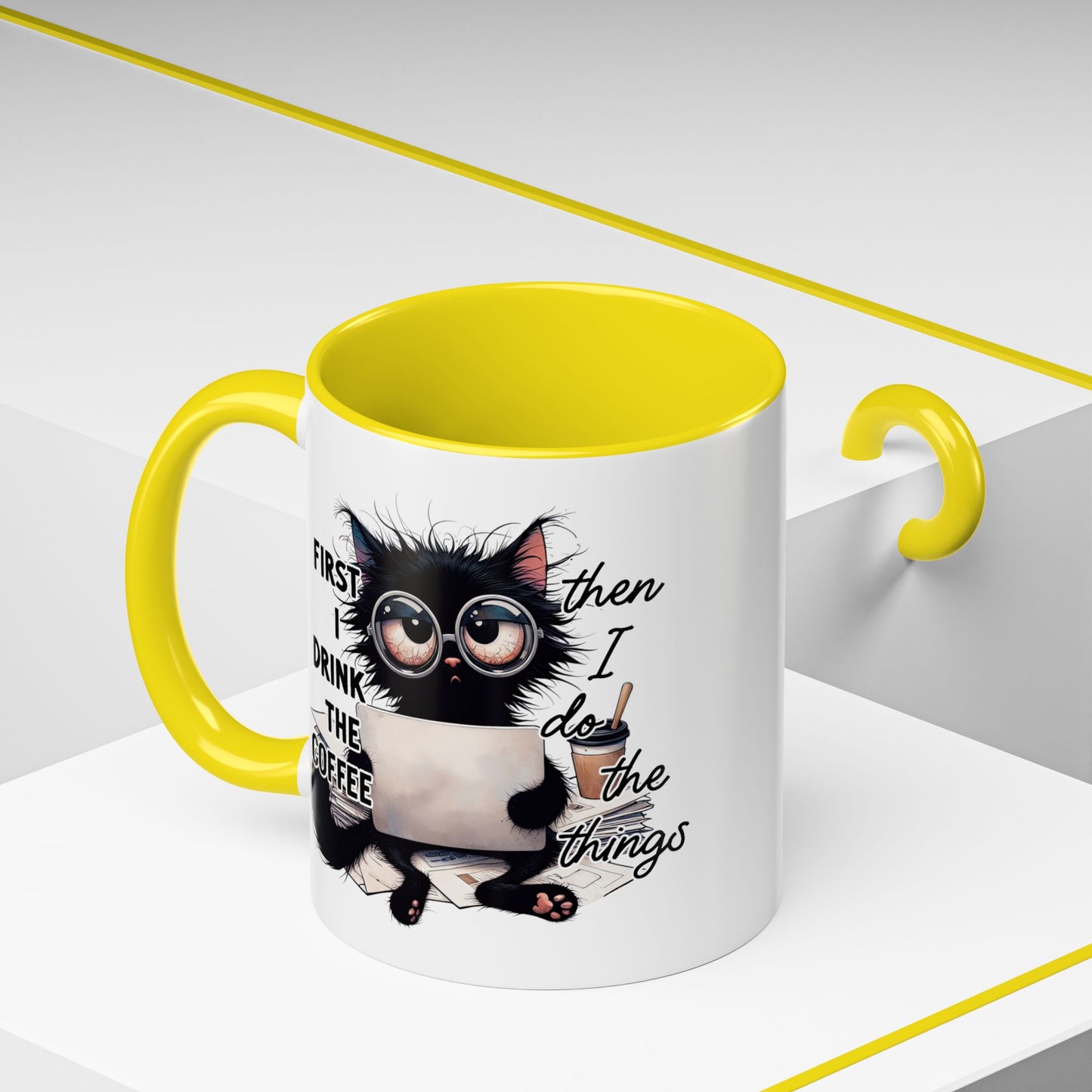 Animal Mug - First I Drink The Coffee