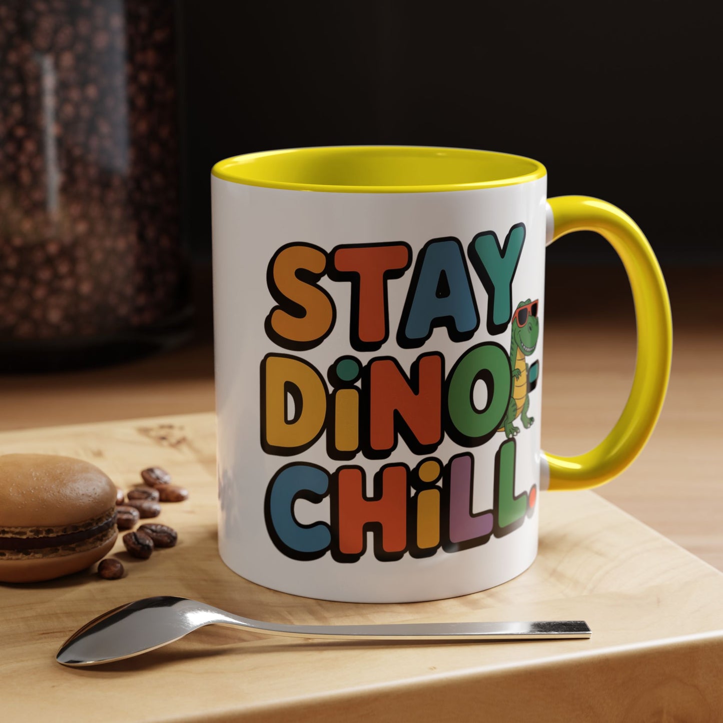 Humor mug - Stay Dino Chill