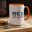 4th of July Mug - USA American Flag