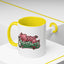 Christmas Mug - Merry Christmas Red & Green Text Mistletoe