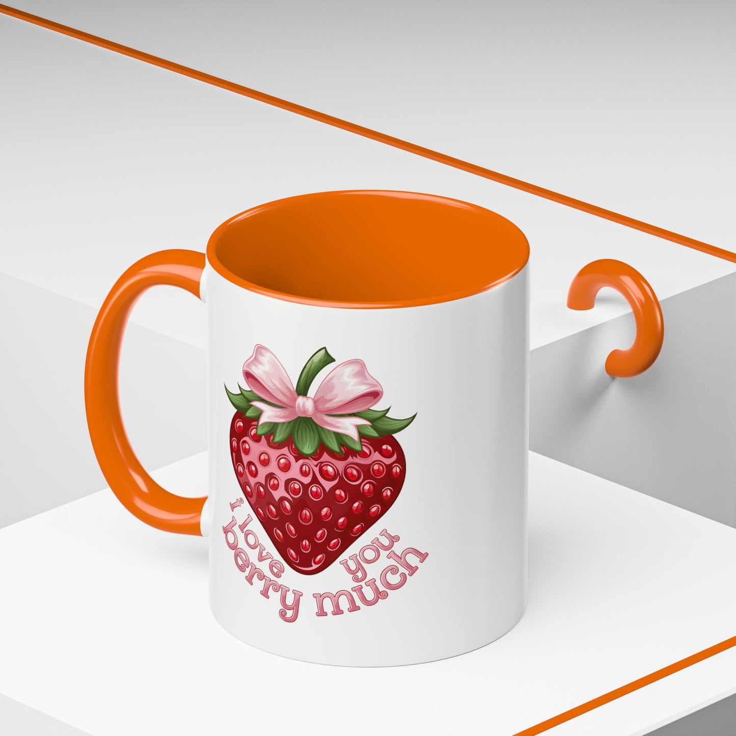 Valentine's Day Mug - I Love You Strawberry