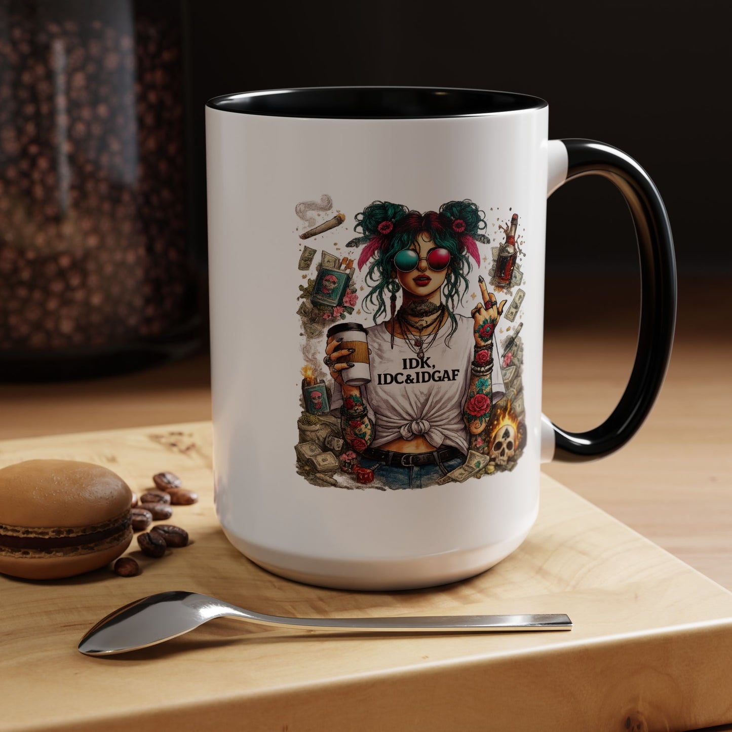 Humor Mug - The IDK IDC & IDGAF