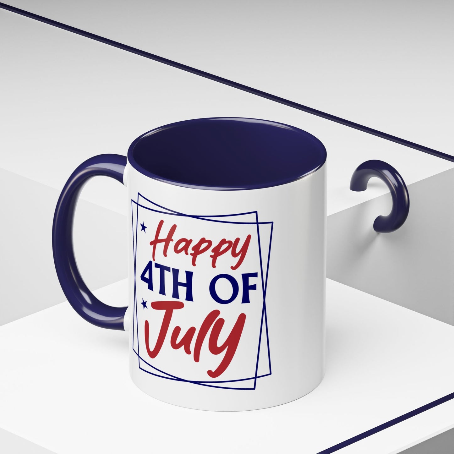 4th of July Mug - Happy Fourth of July Frames