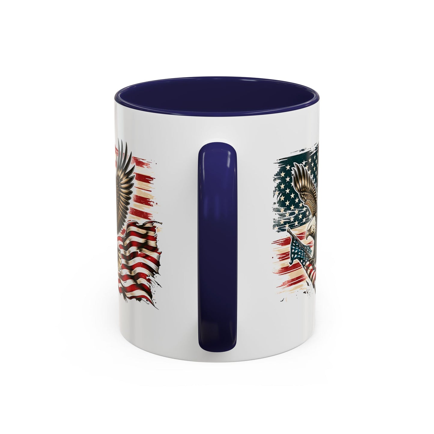 4th of July Mug - American Bald Eagle Flag 9