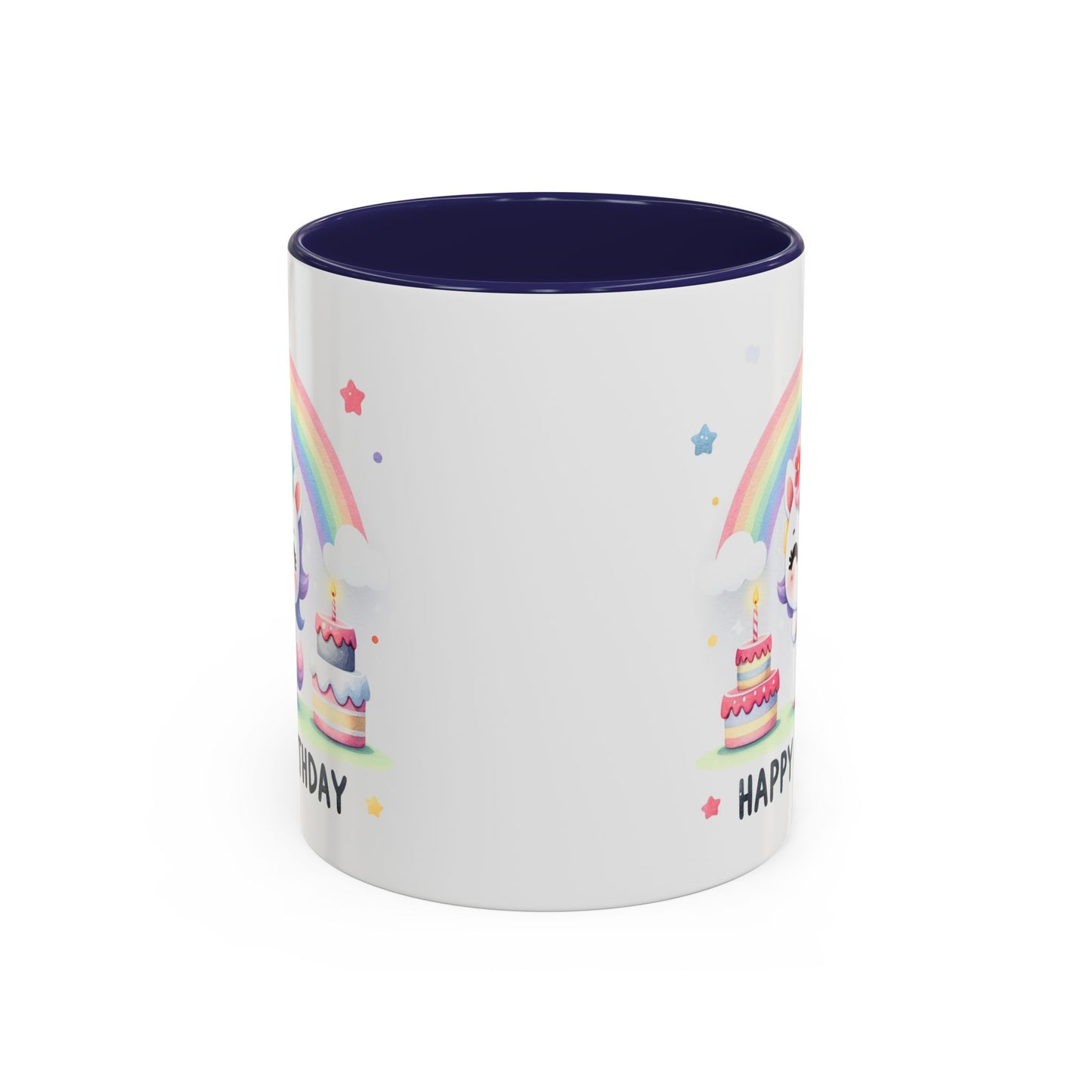 Birthday Mug -  Unicorn With Cakes