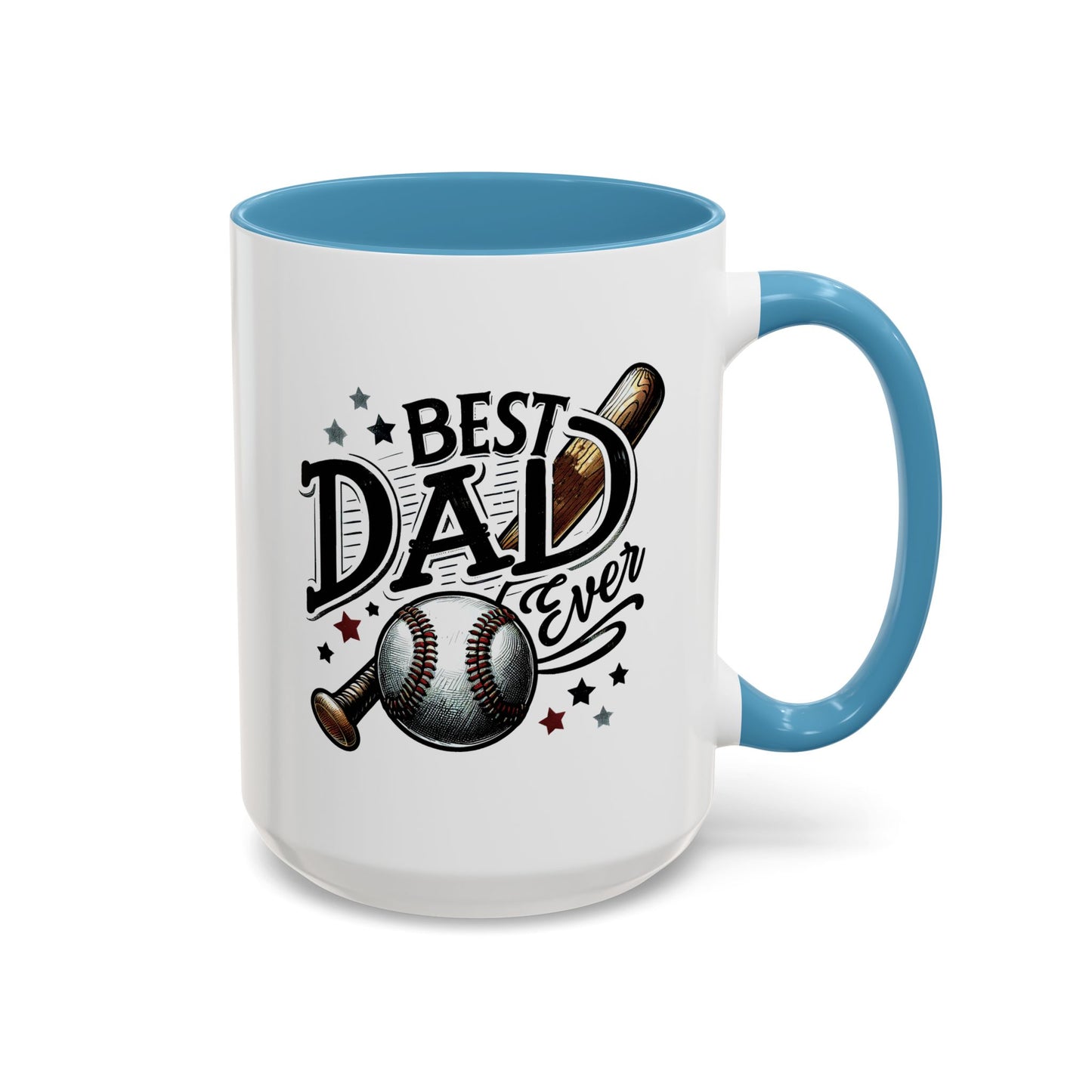 Father's Day Mug - Best Dad Ever Baseball
