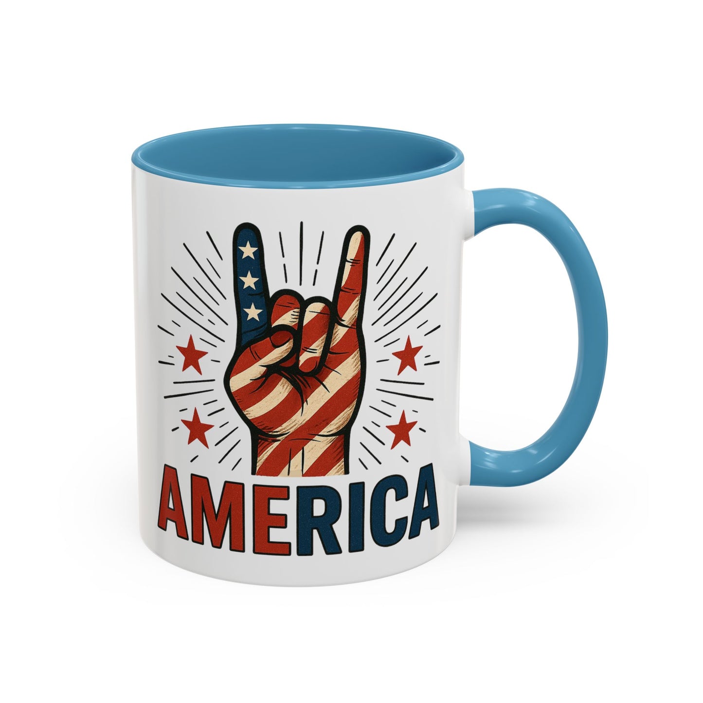 4th of July Mug - America Rock On