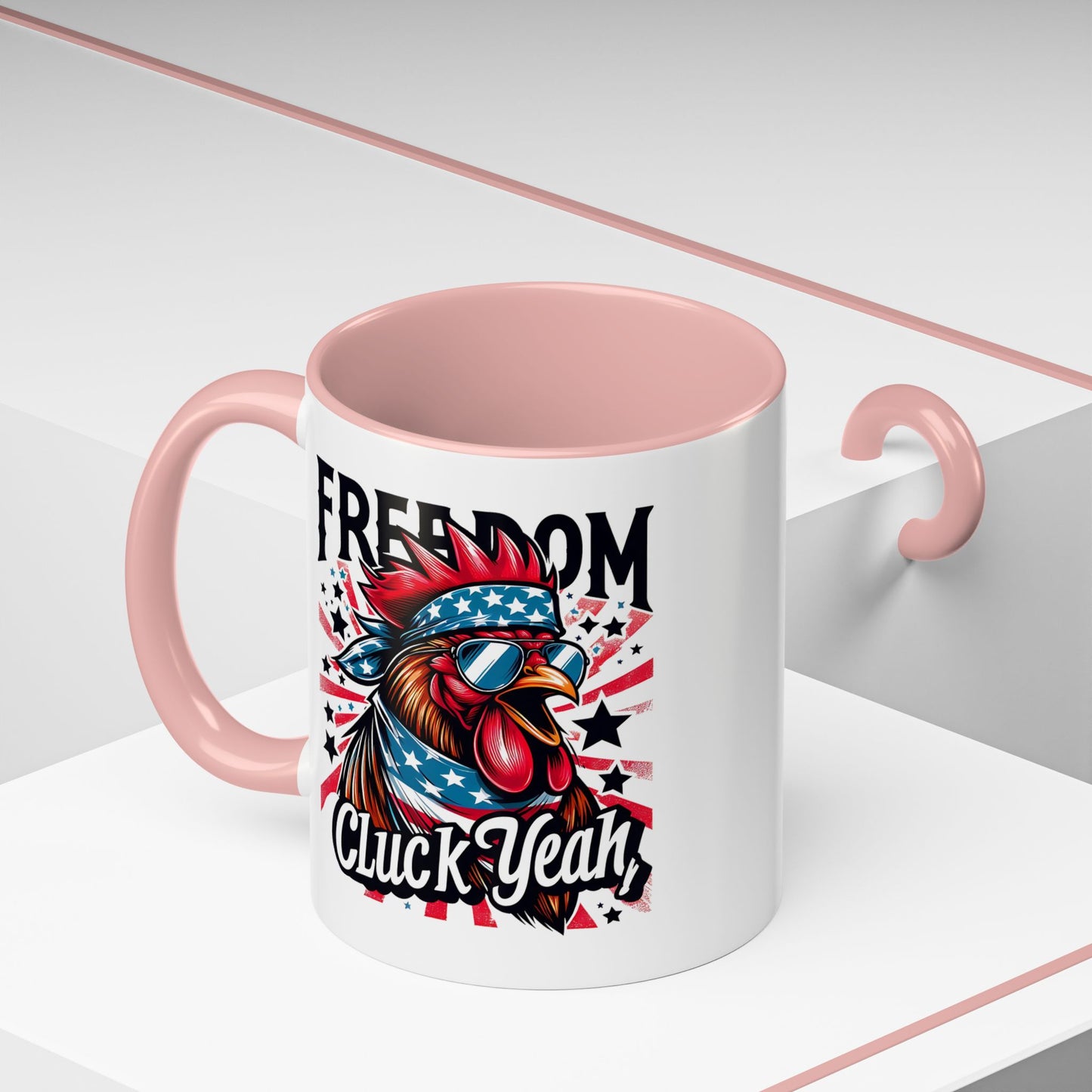 4th of July Mug - Freedom Cluck Yeah!