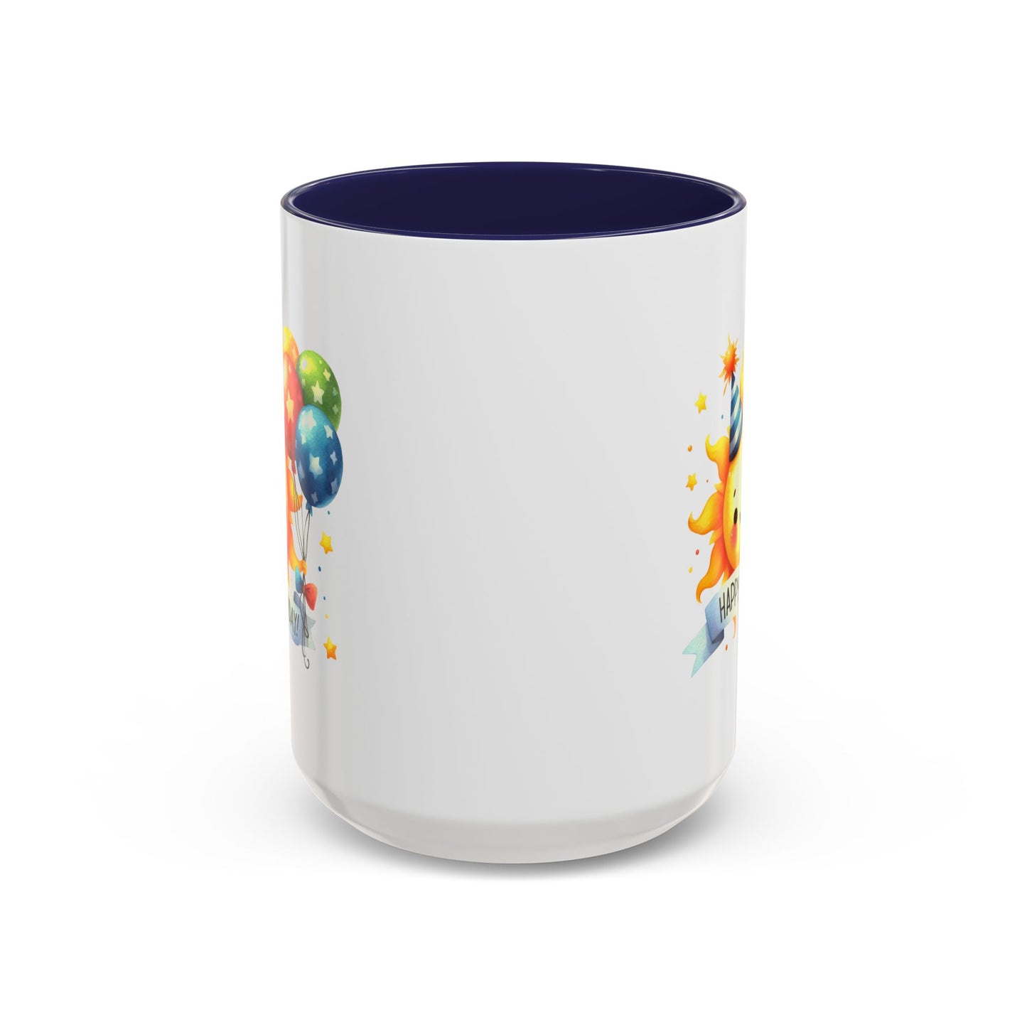 Birthday Mug - Happy Birthday Sun & Balloons