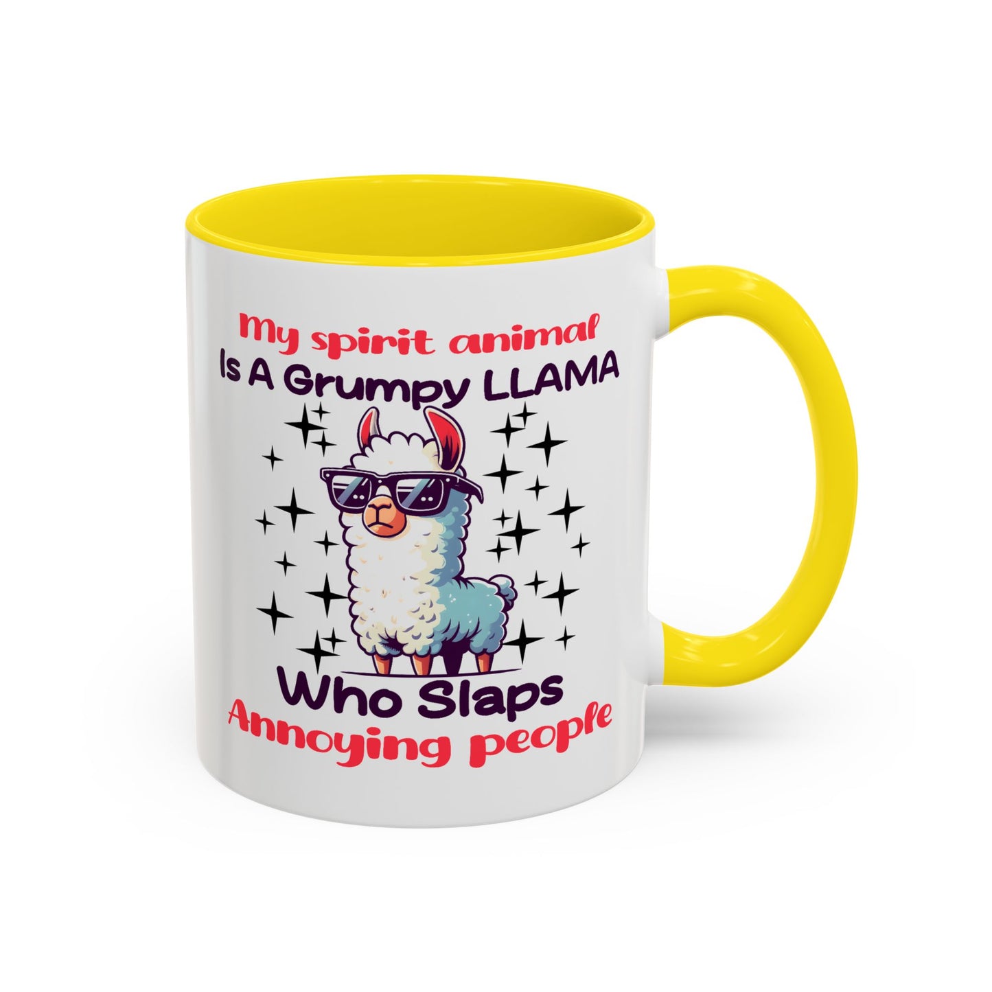 Humor Mug - My Spirit Animal is a Grumpy Llama