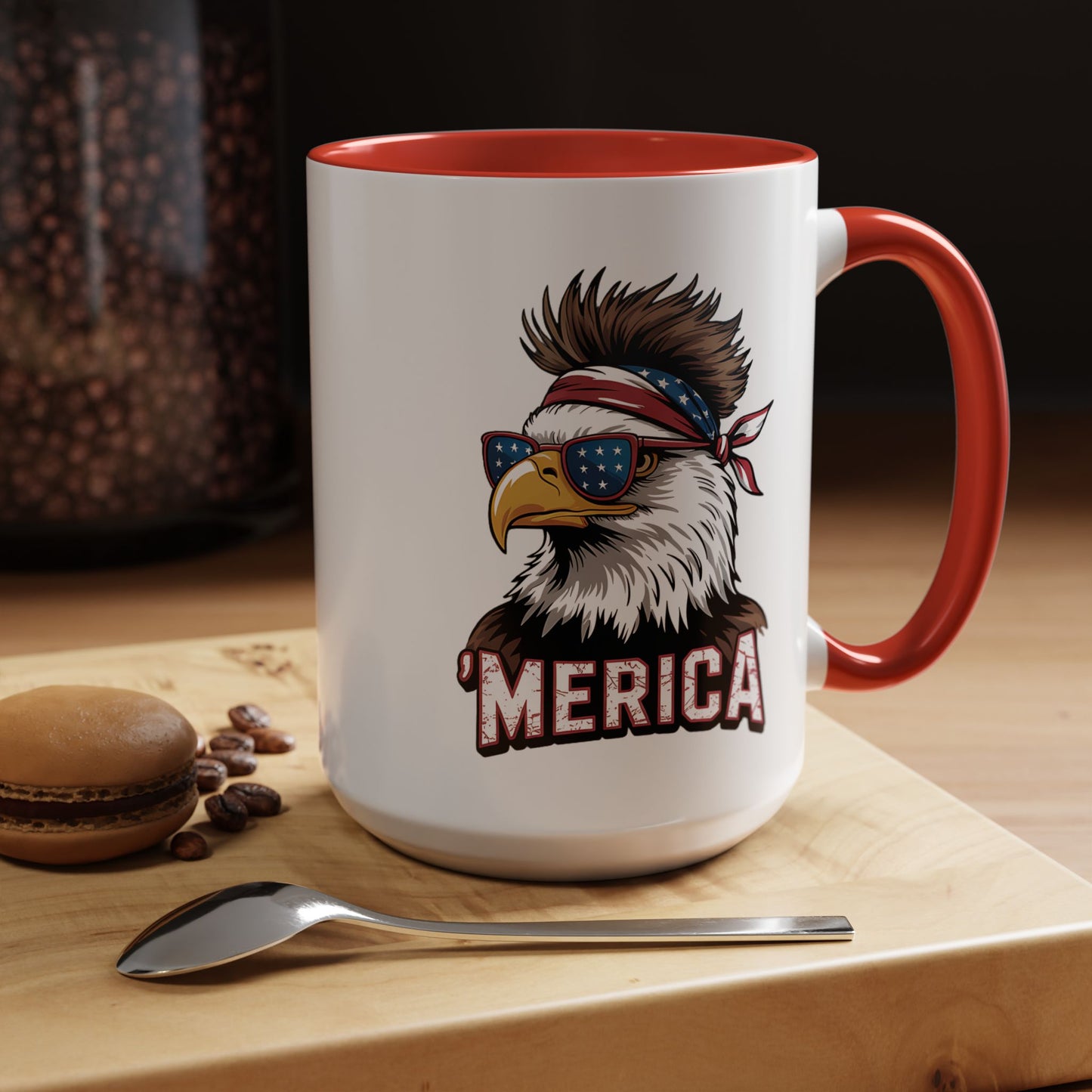 4th of July Mug - America Patriotic Eagle