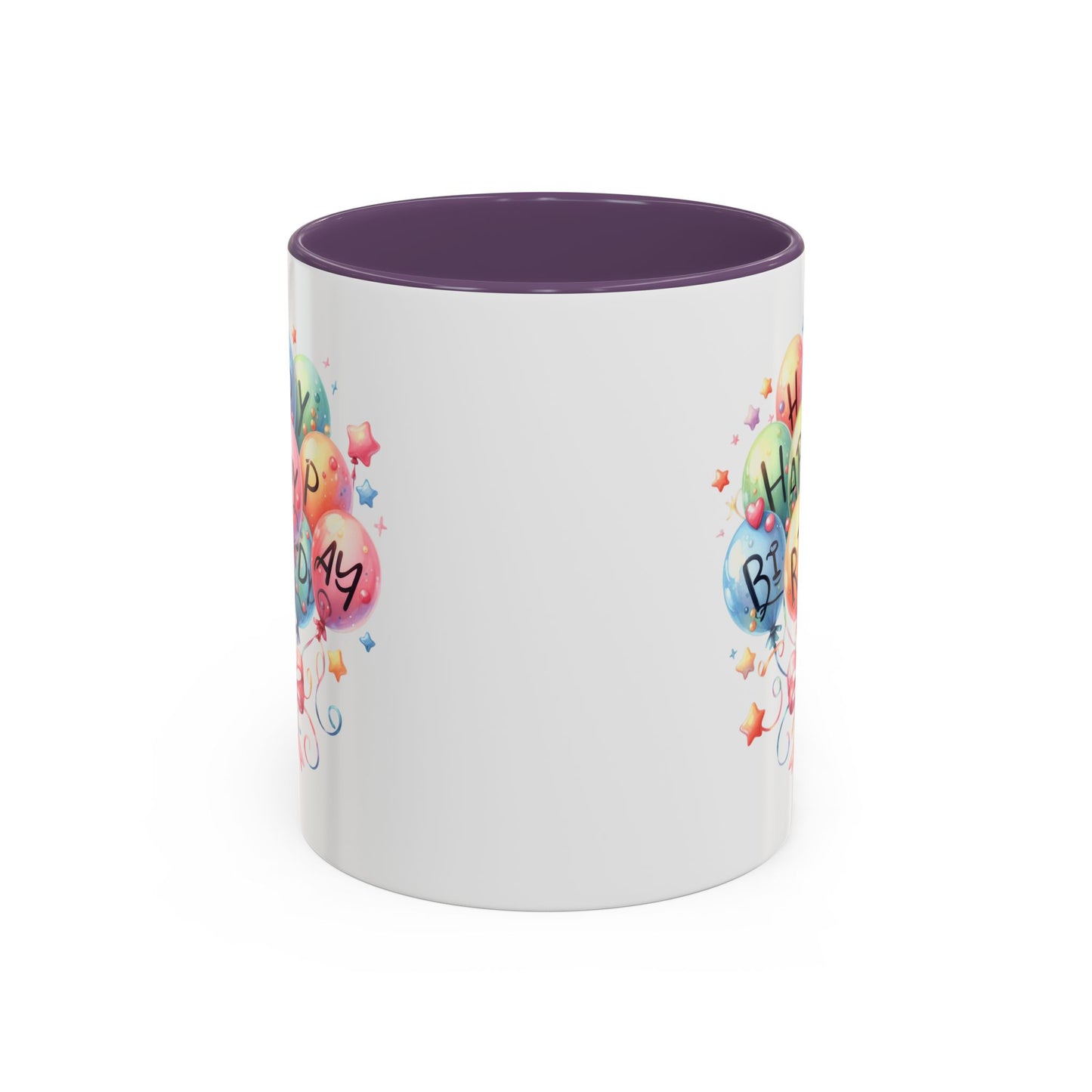 Birthday Mug - Happy Birthday Balloons