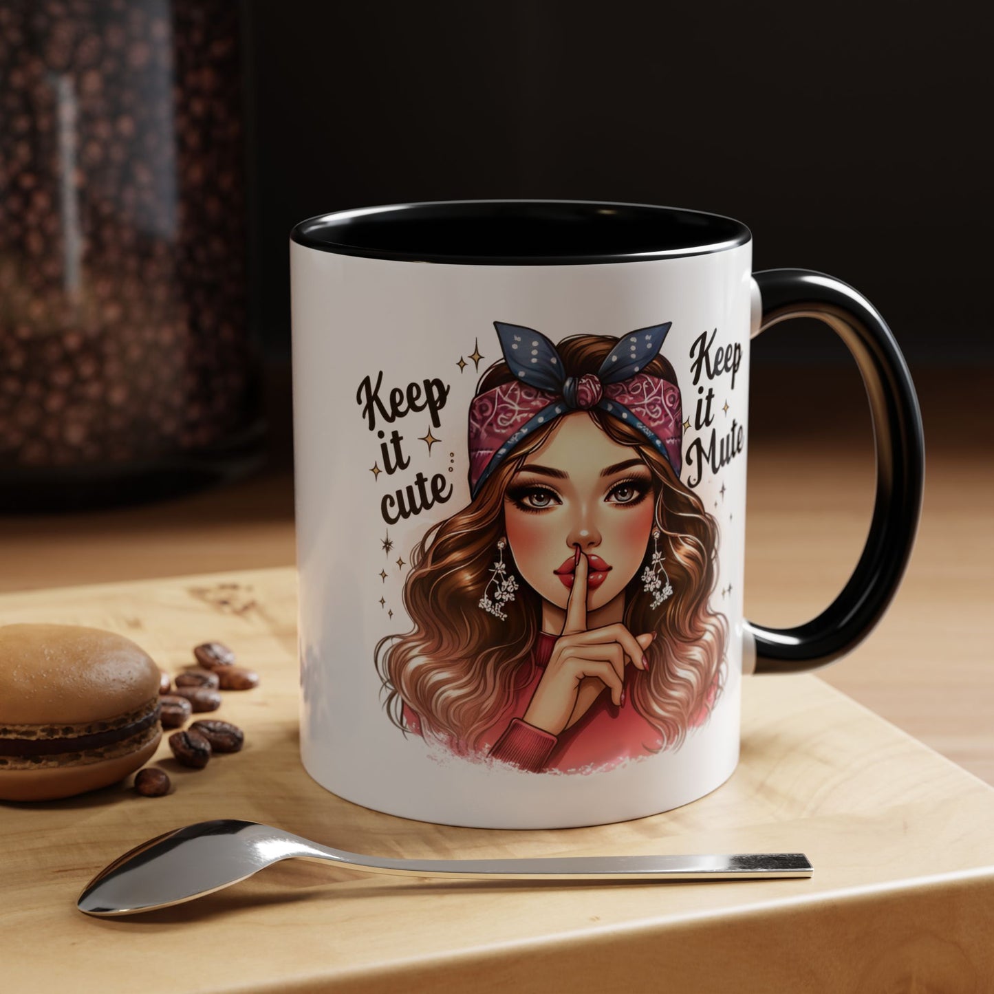 Humor Mug - Keep It Cute Keep It Mute