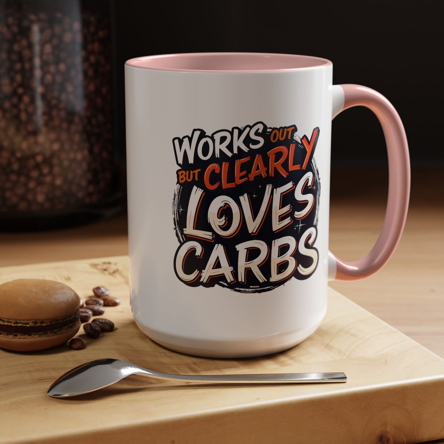Adult Mug - Works Out But