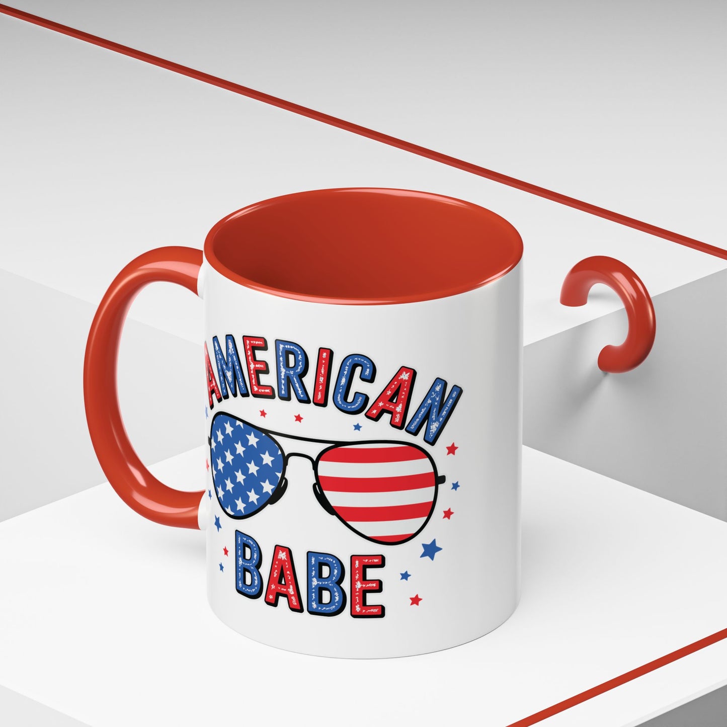 4th of July Mug - American Babe Sunglasses