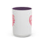 Valentine's Day Mug - Love You Heart Lettering