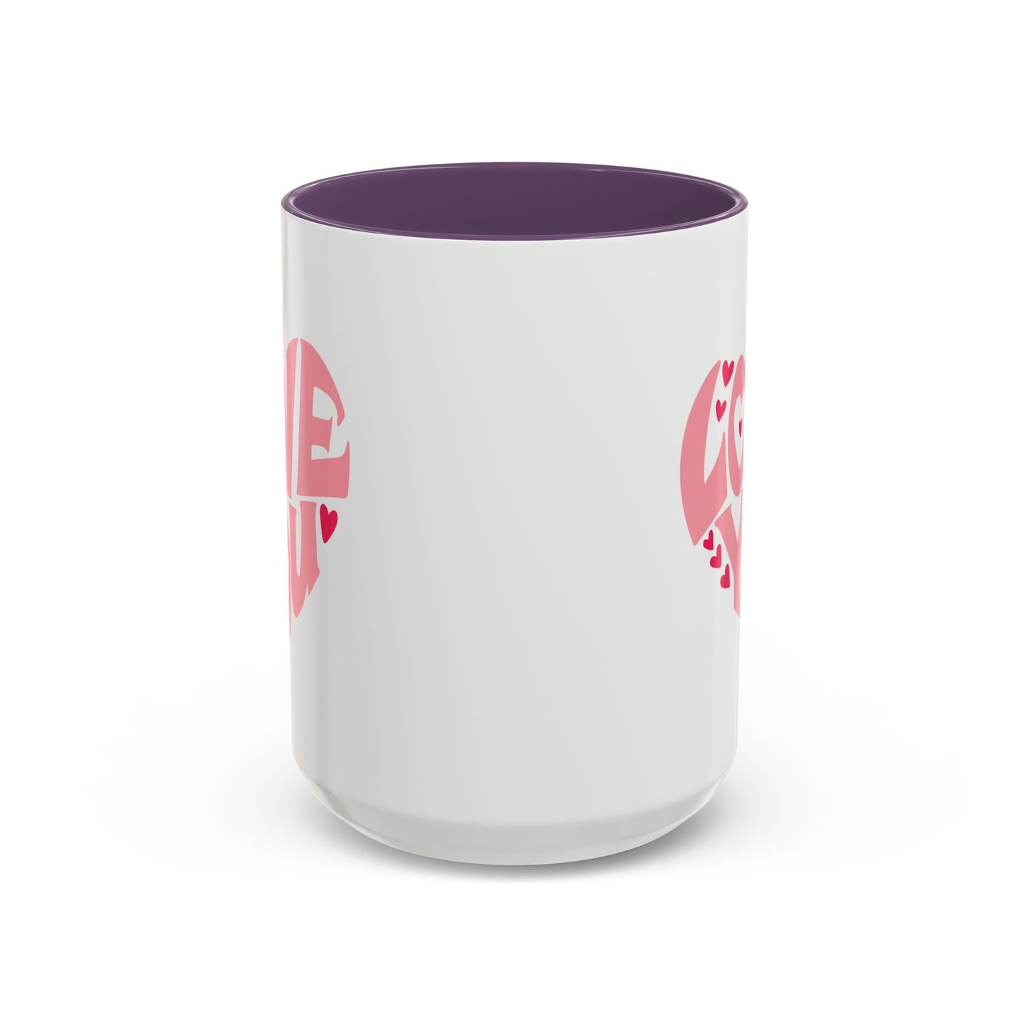 Valentine's Day Mug - Love You Heart Lettering
