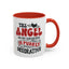 Humor Mug - The Angel on my Shoulder