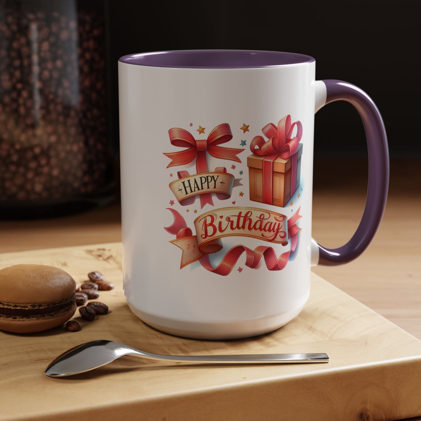 Birthday Mug - Present Ribbon