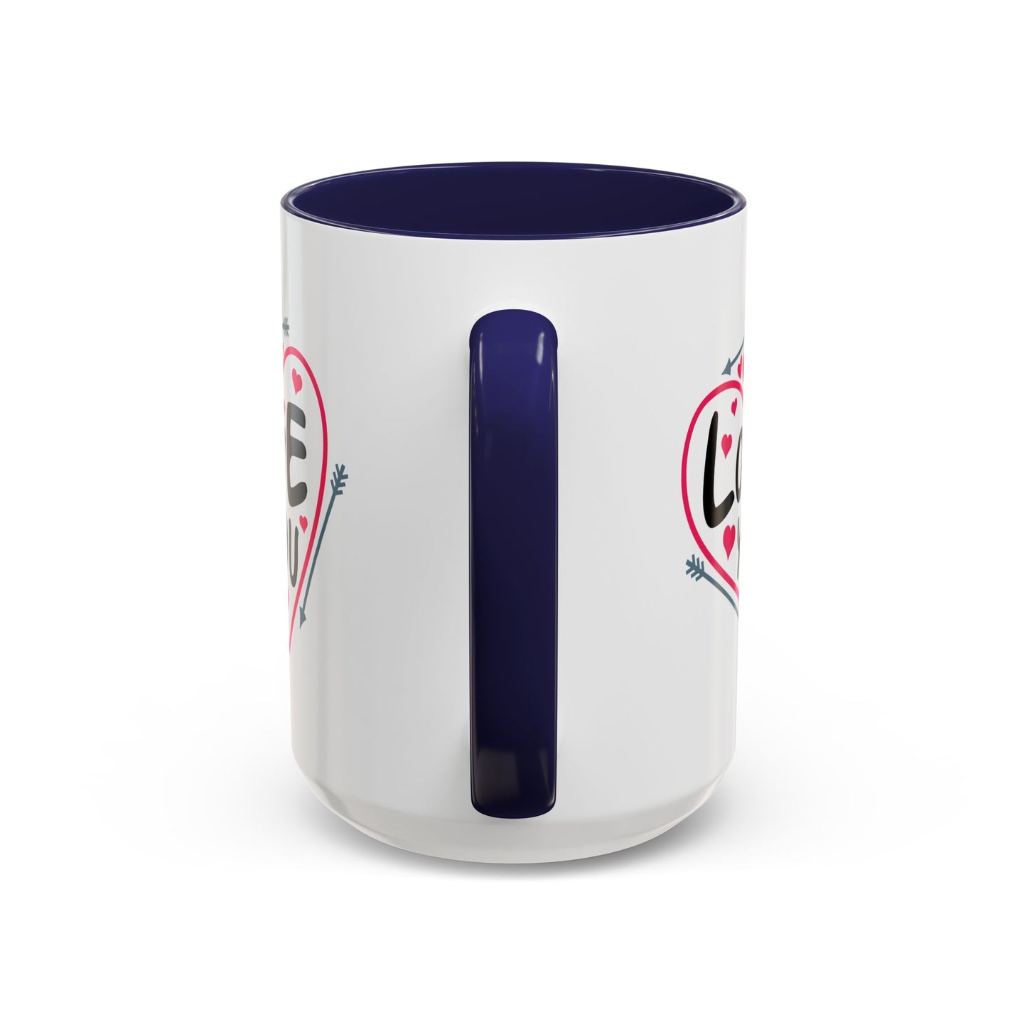 Valentine's Day Mug - Love You Heart Arrows