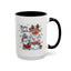 Christmas Mug - Merry Xmas Santa Snowman Reindeer
