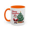 Christmas Mug - Merry Christmas Red Text Santa Tree Presents