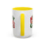 Christmas Mug - Green & Red Text Santa Presents
