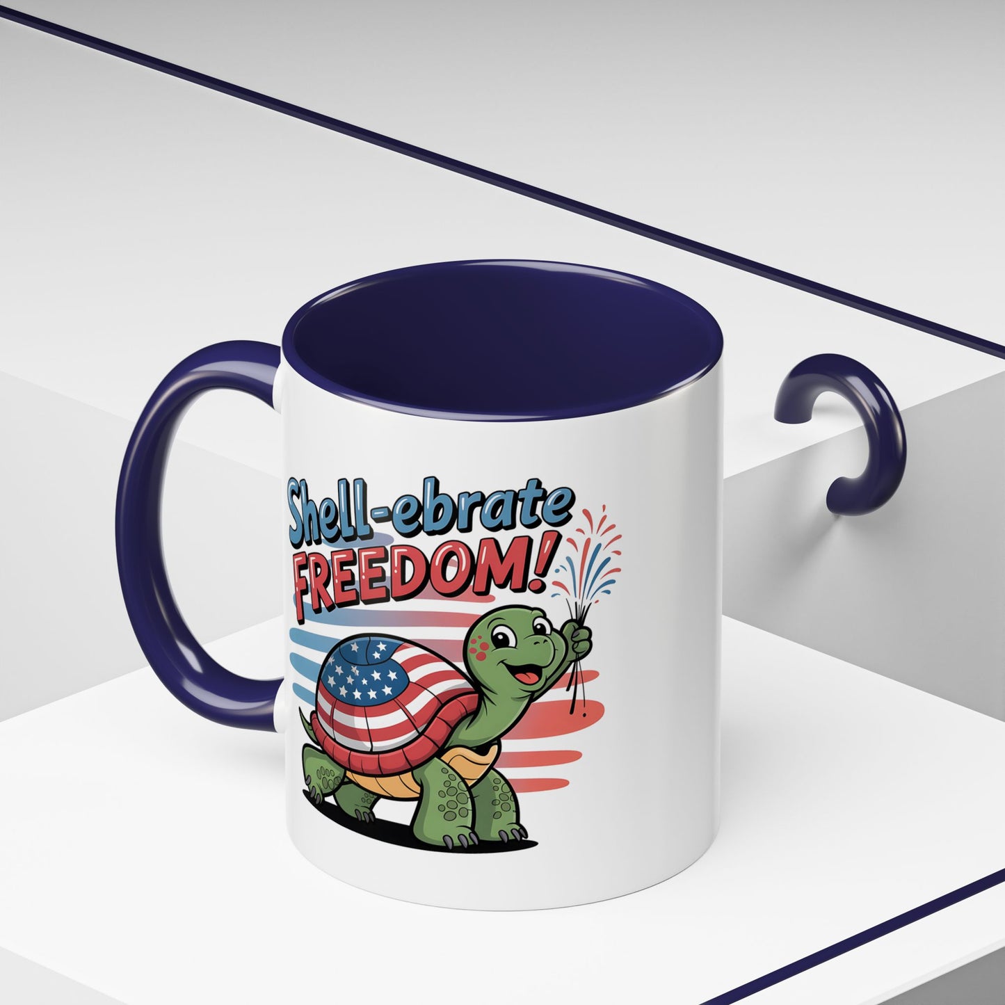 4th of July Mug - Shell-ebrate Freedom