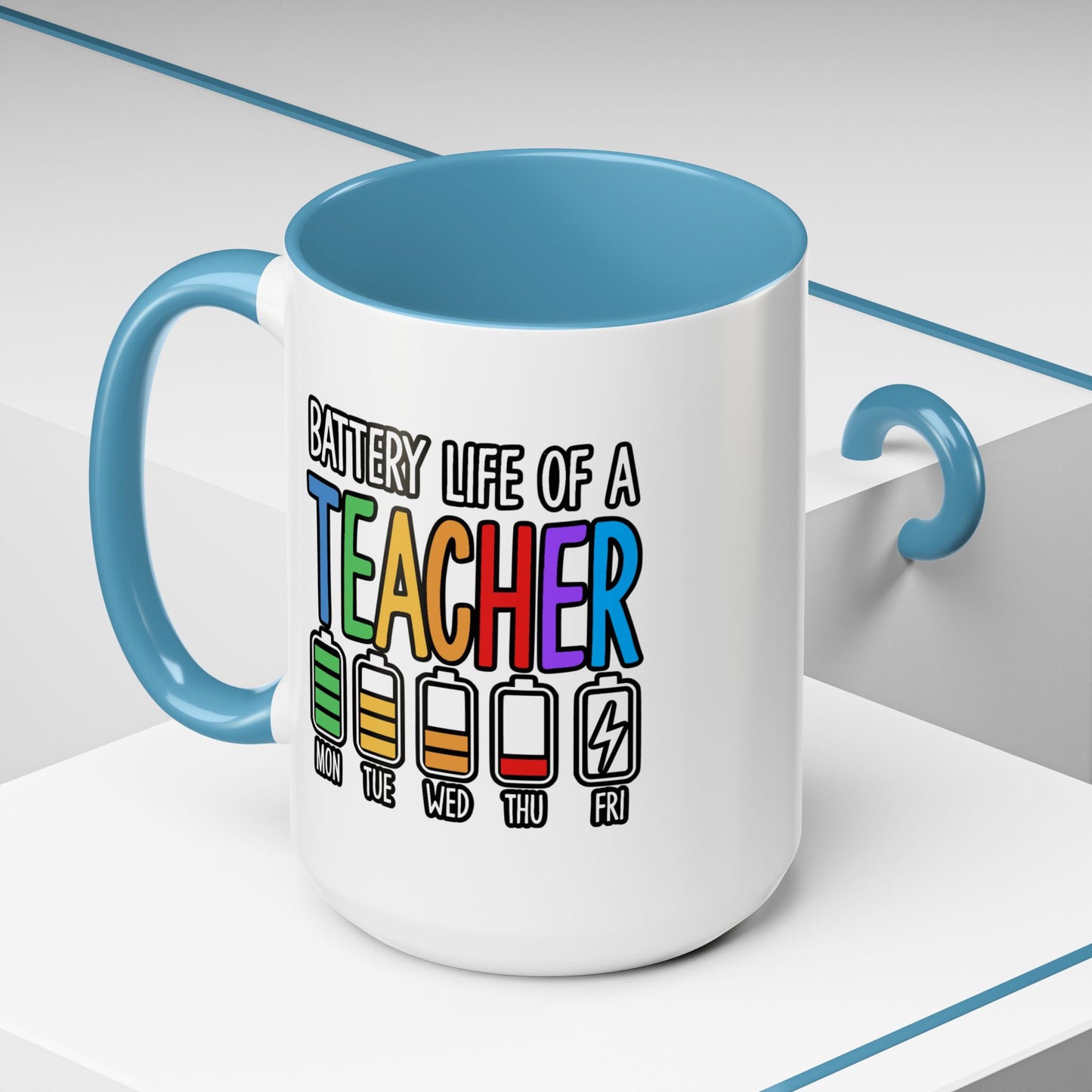 Office Mug - Battery Life of a Teacher