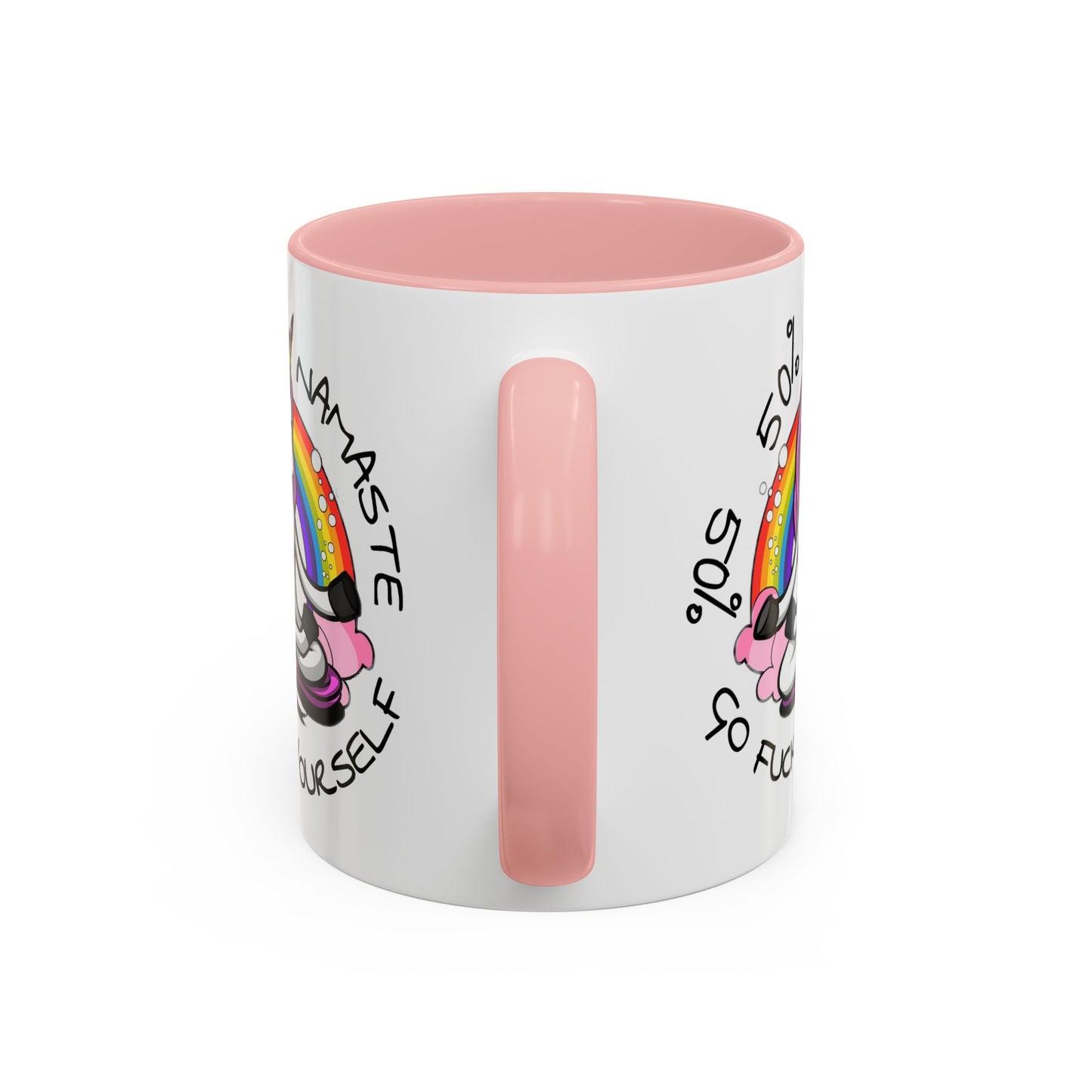 Adult Mug - 50% Namaste 50% Go Fuck Yourself