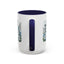Christmas Mug - Blue Snowman Family