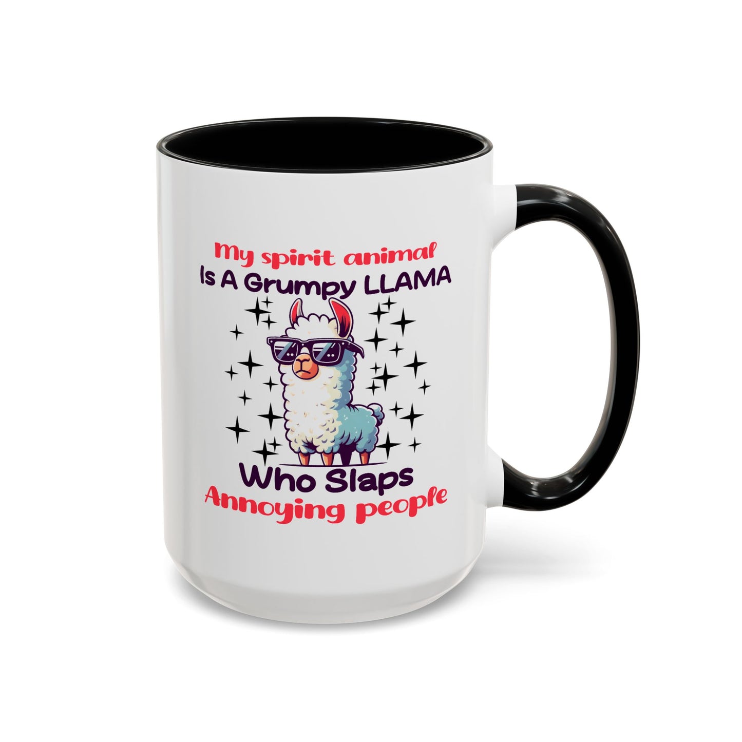 Humor Mug - My Spirit Animal is a Grumpy Llama