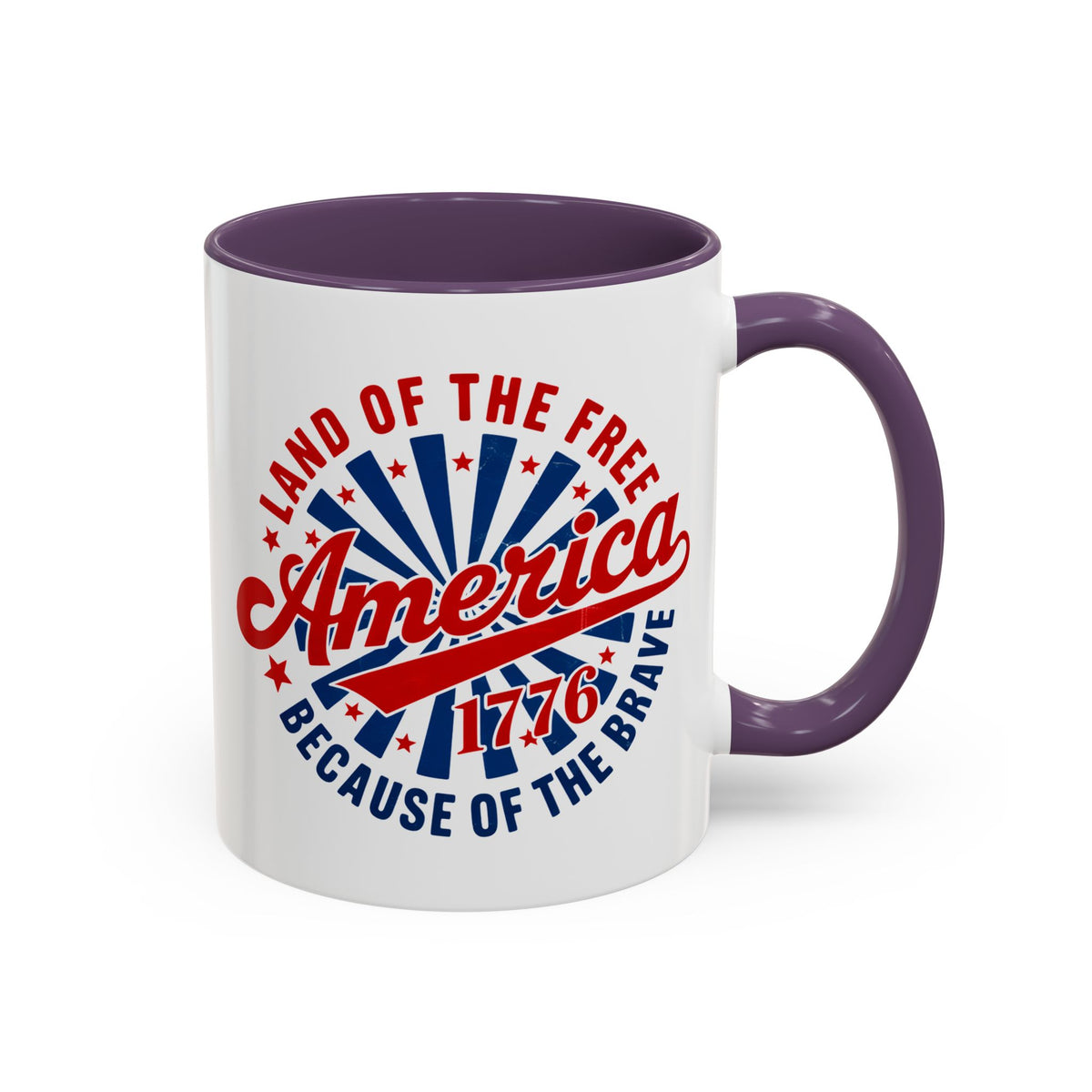4th of July Mug - America 1776 Land of the Free