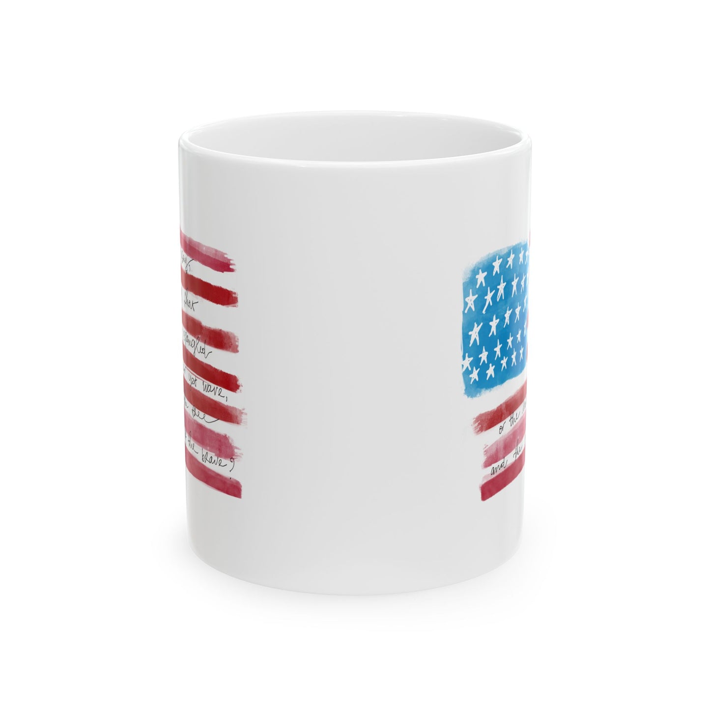 4th of July Mug - USA Flag