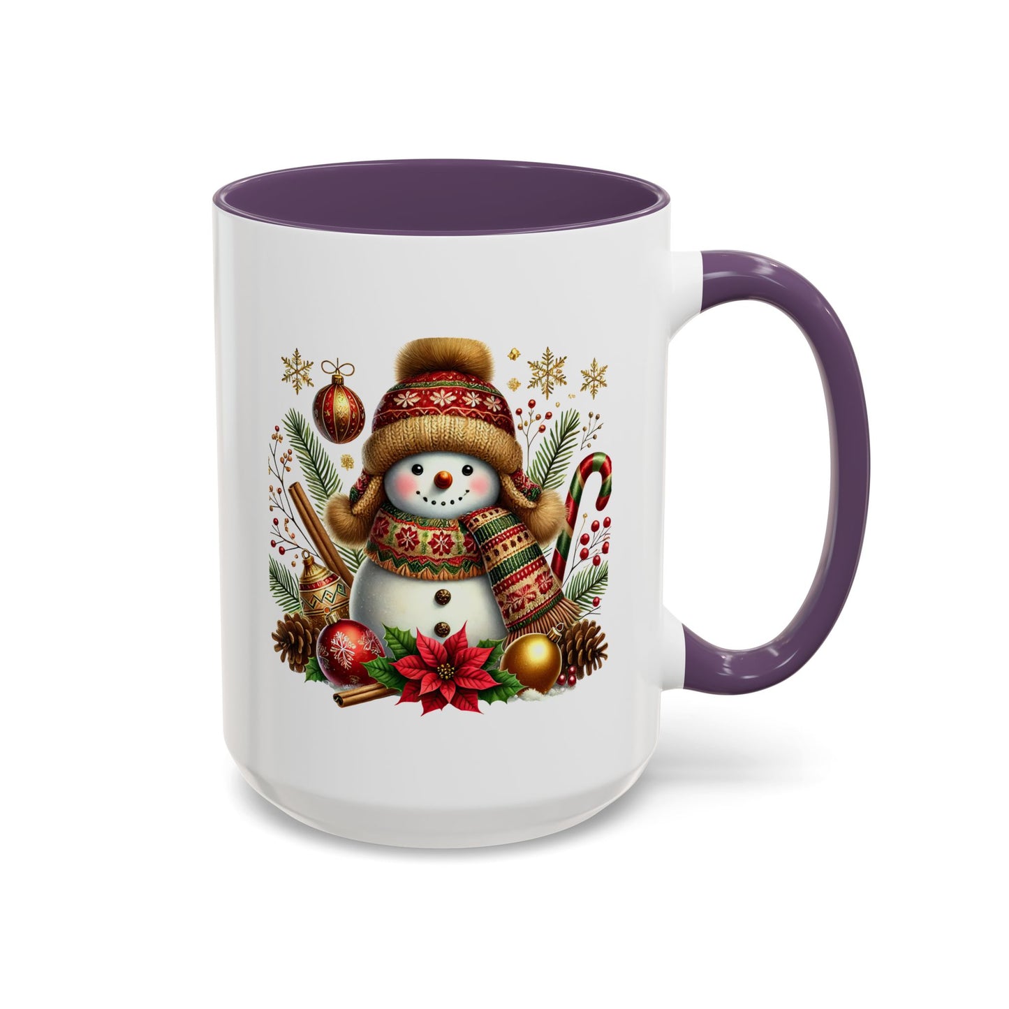 Christmas Mug - Gold Snowman