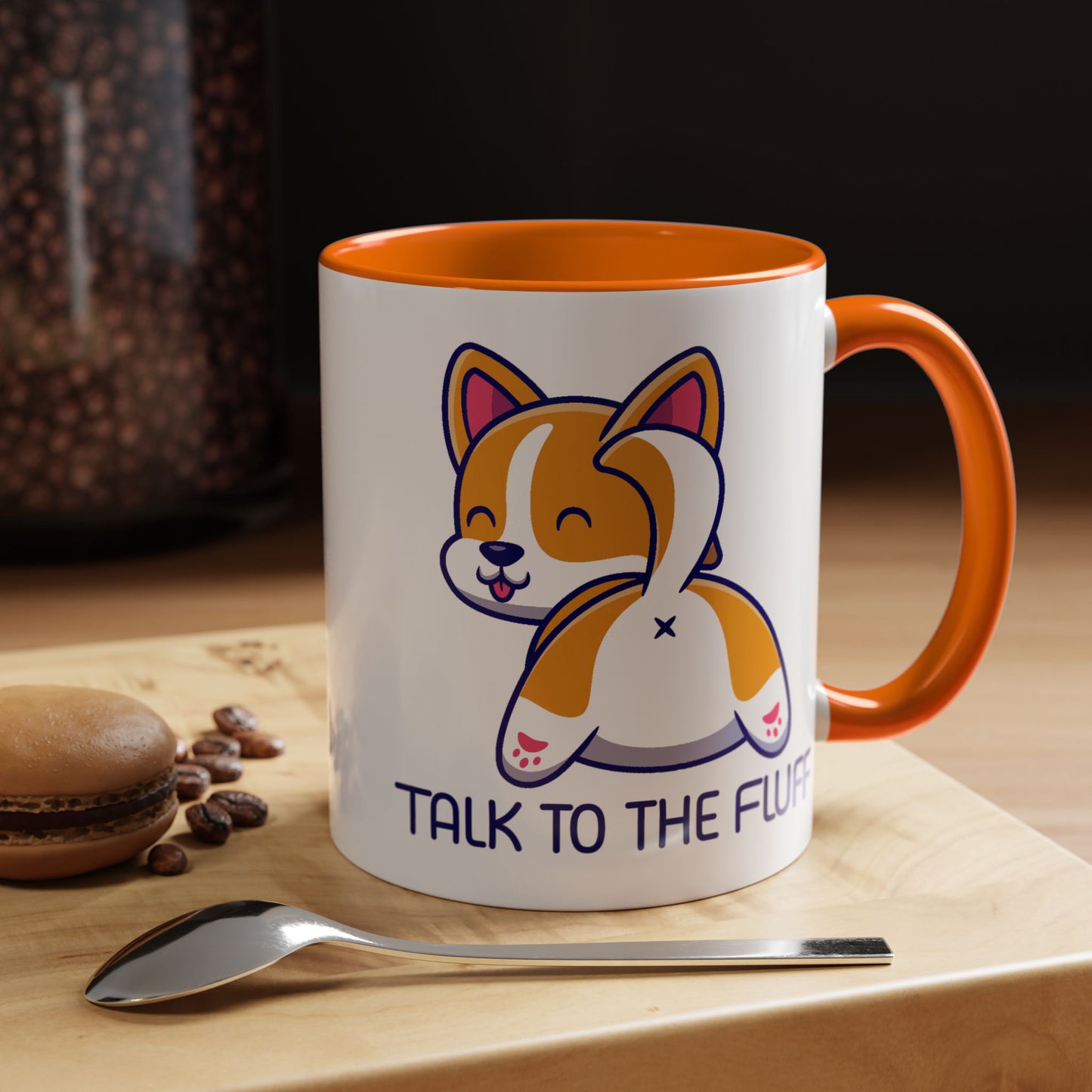 Humor Mug - Talk To The Fluff