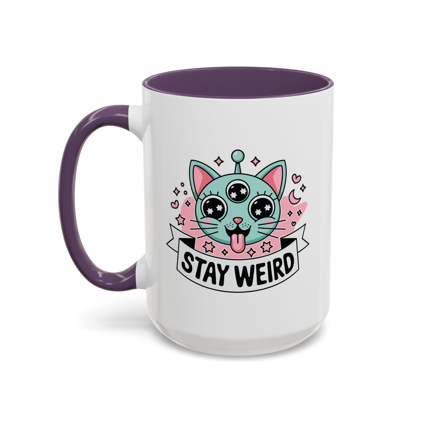 Alien Mug - Stay Weird Alien Cat