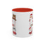 Christmas Mug - Merry Christmas Red & Green Text Santa Cute Animals