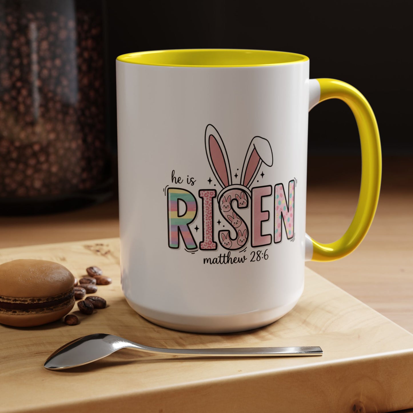 Easter Mug - He Is Risen Bunny