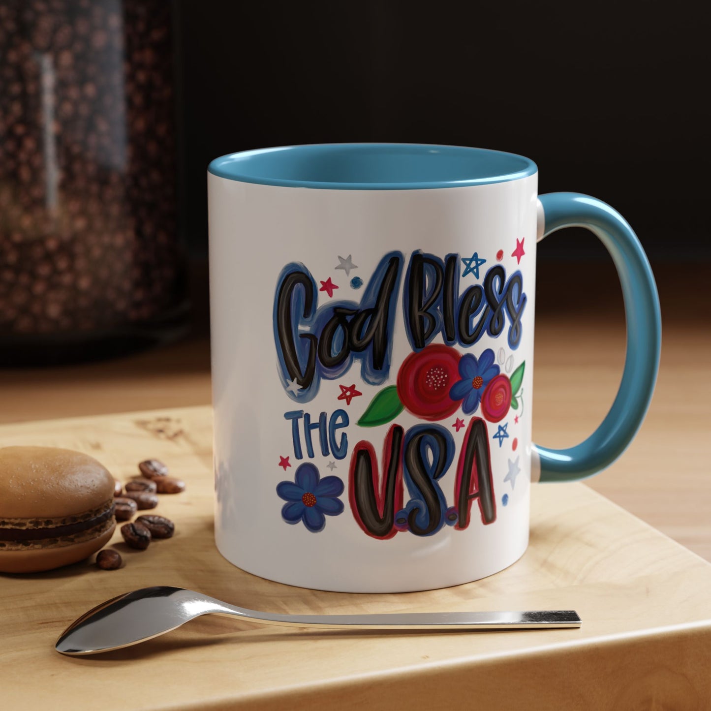 Religious Mug - God Bless Graffiti