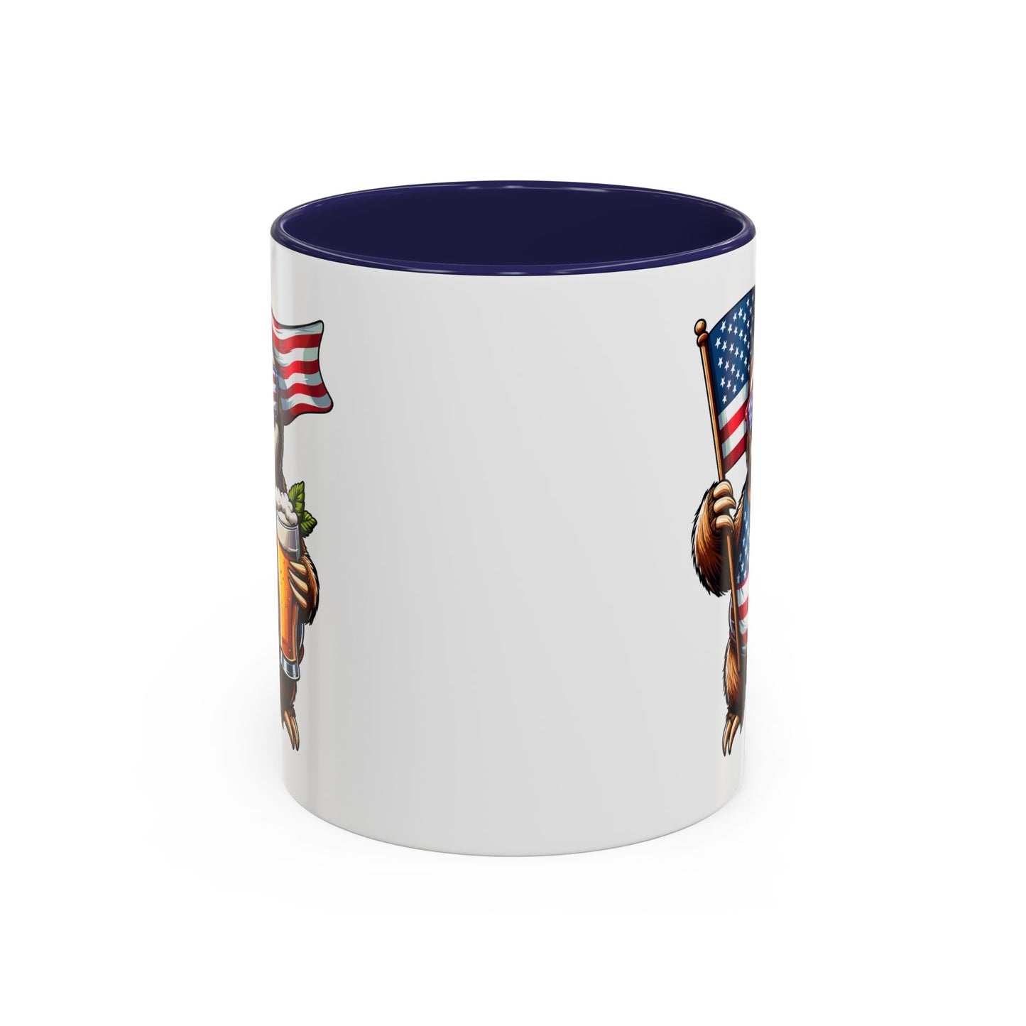 4th of July Mug - Merica Sloth