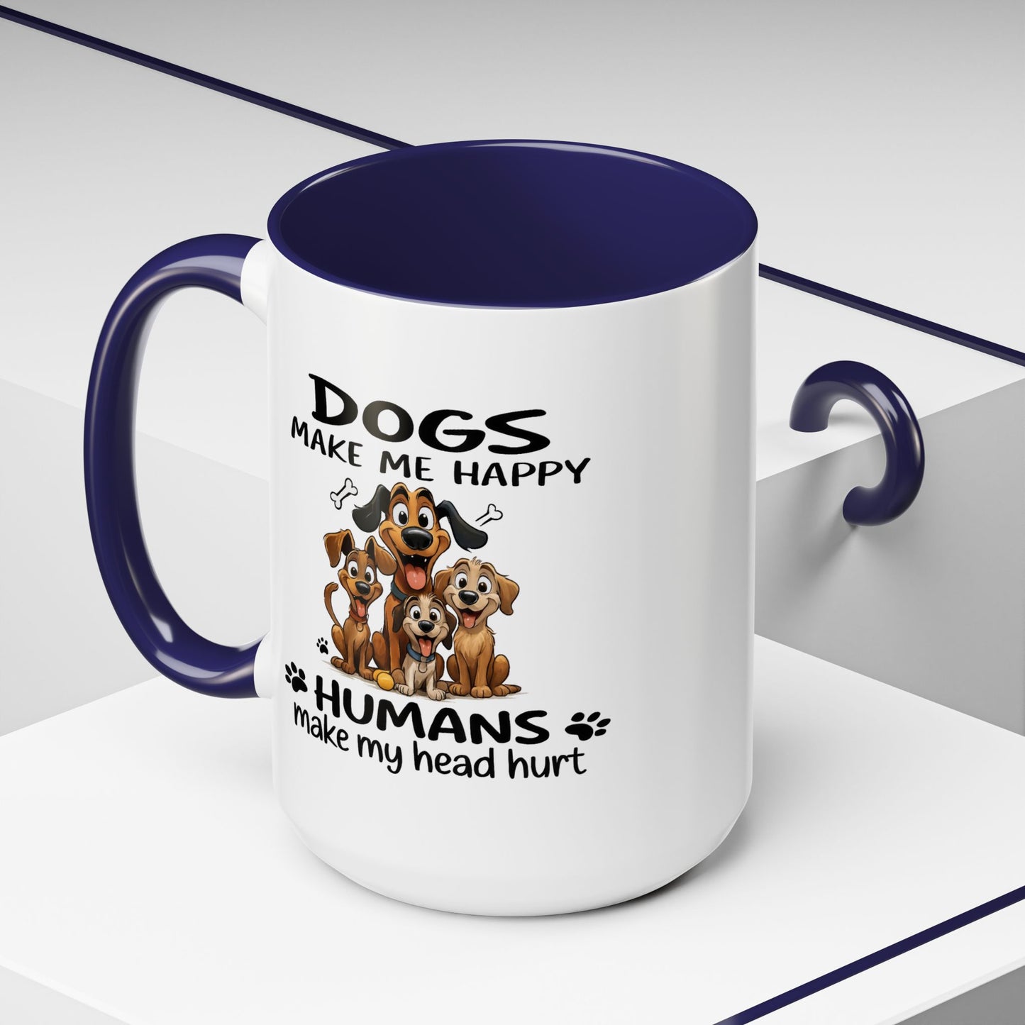 Animal Mug - Dogs Make Me Happy